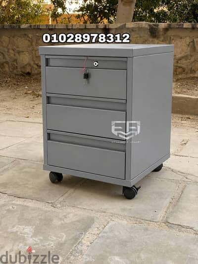 وحدة ادراج صاج 3 درج بعجل