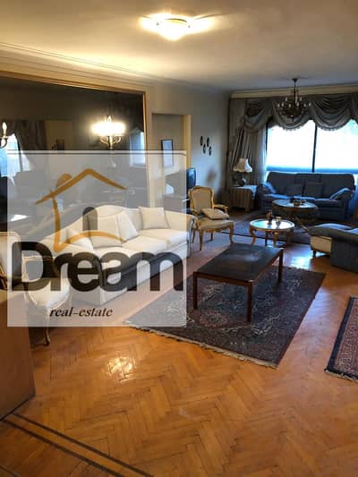 Luxurious apartment 180 m for rent Nawal Street chic building near the Nile furnished 30000 EGP for long term only