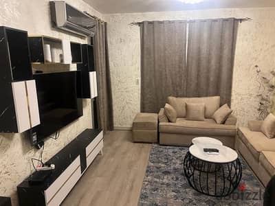Furnished apartment for rent 131 sqm super lux finishes third floor elevator near Avenue Mall mosque and gate 24 in Phase 9 Al Rehab 2