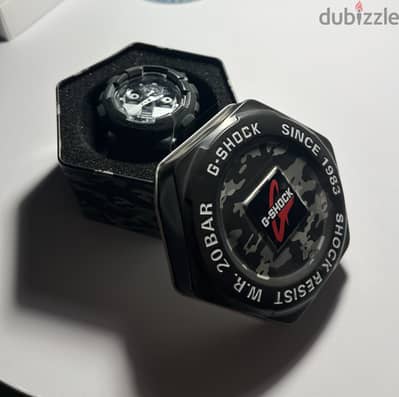 Casio G-Shock GA-100 Camouflage Watch – Original Box