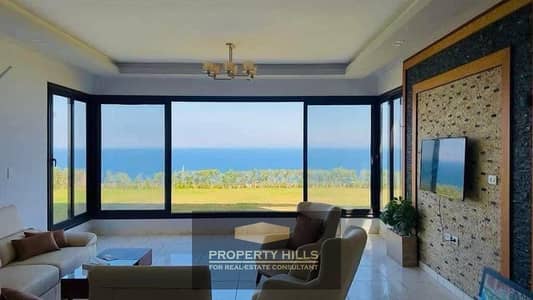 For sale, a finished cabin with air conditioning and appliances. Immediate delivery in Ras al-Hikma, next to Swan Lake and Mountain View Ras al-Hikma.