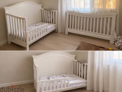 Baby -toddler bed  + mattress