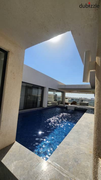Luxury penthouse for rent | lake view residence new cairo