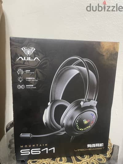 سماعة aula s611 headphone gaming