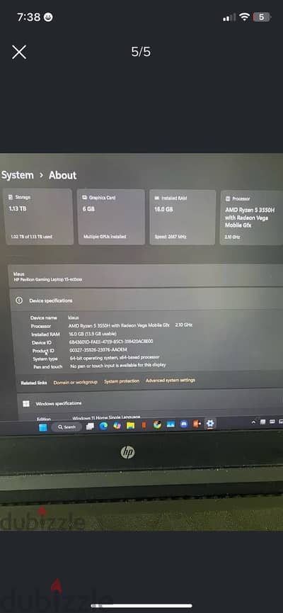 Hp pavilion gaming laptop
