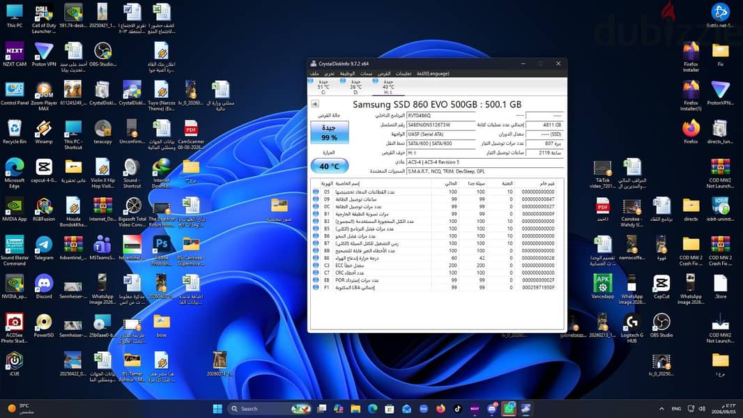 Samsung SSD 860 Evo 5
