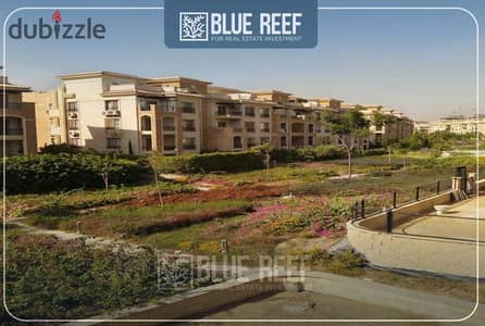 Apartment with a garden for sale, ready for immediate delivery; prime location in New Cairo, close to the Fifth Settlement.