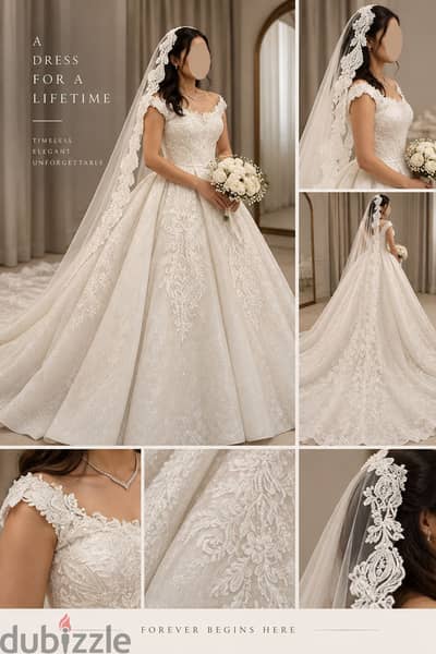 Mona Soliman Wedding Shop Luxury Wedding Dress – Worn Once