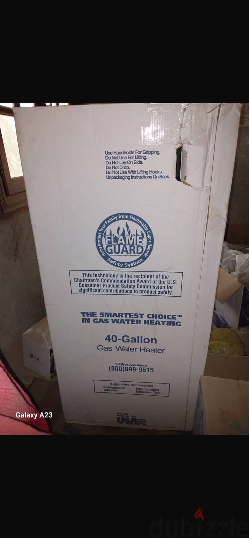 Gas water heater 1