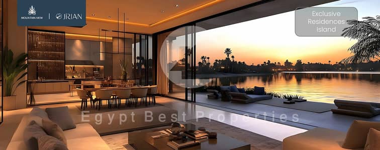 فيلا جاهزه للاستلام باطلاله بحريه متشطبه كامله بالتكيفات بمقدم 5%