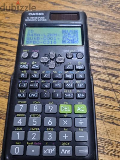 آلة حاسبة كاسيو fx 991 2ed  أصلية تعمل بحالة جيدة