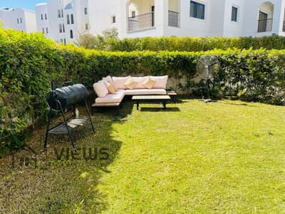 شاليه بجاردن  75م + 45م حديقة مفروش بالكامل مباشر علي حمام السباحة مراسي Marassi