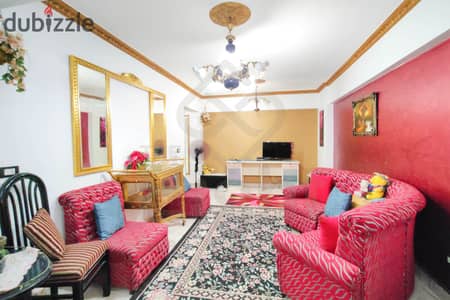Furnished apartment for rent, 140 sq m, Smouha (Al Safa Street - Villas District).
