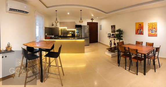 Senior corner chalet 3 bedrooms for rent in azha with private garden