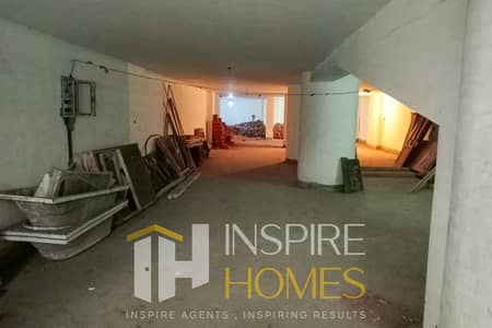 Commercial Shop for Rent on Roshdy Pasha St. – Semi-Finished