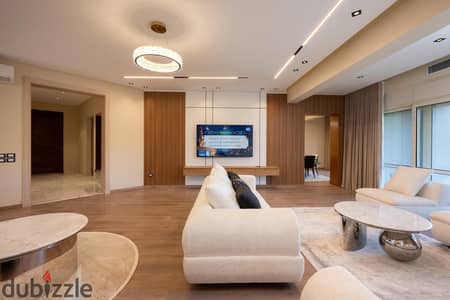 Unique villa for rent in lake view compound Ultra super lux full furnished in 5th settlement at New Cairo