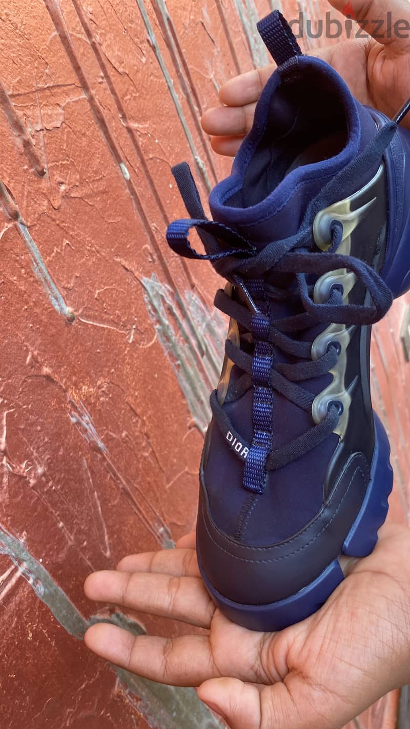 Dior B22 Trainer Navy Blue (38) 1