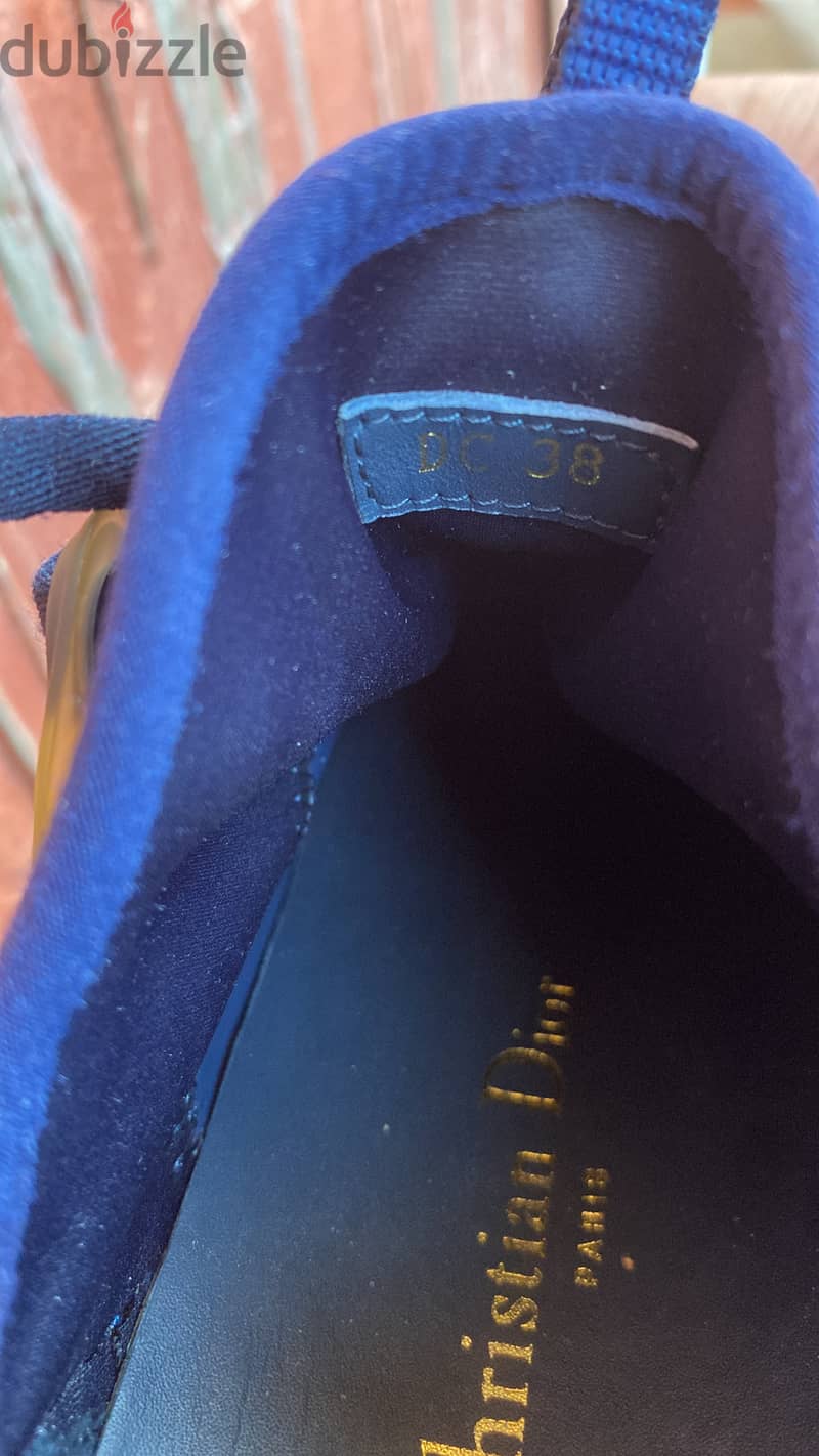Dior B22 Trainer Navy Blue (38) 4