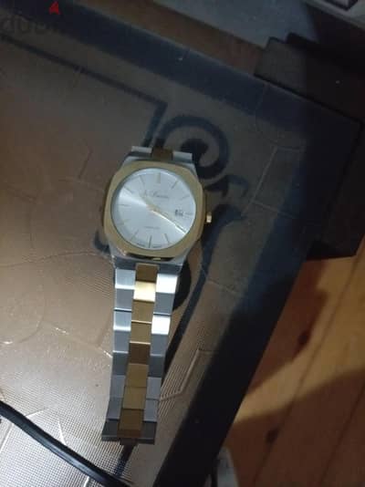 buren watch gold. silver