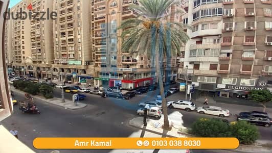 شقة 220م للبيع - سموحة - البرت الاول - ابراج صبحي بشري - بجوار مترو - السعر 10.000. 000 ج كاش