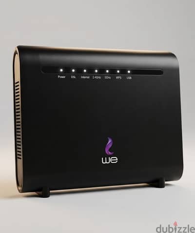 راوتر وى Vdsl أسود بحالة الزيرو