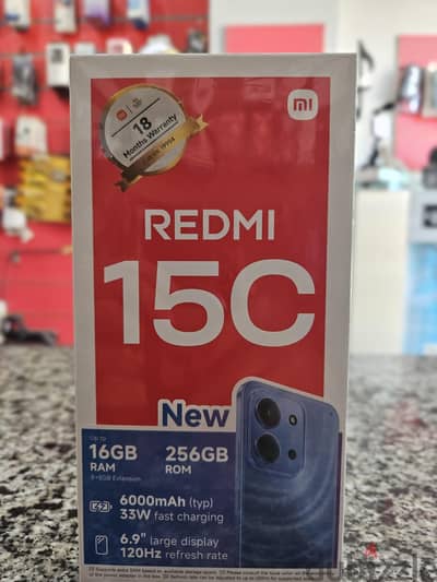 Xiaomi Redmi 15C (256 جيجا / 8 رام) جديد