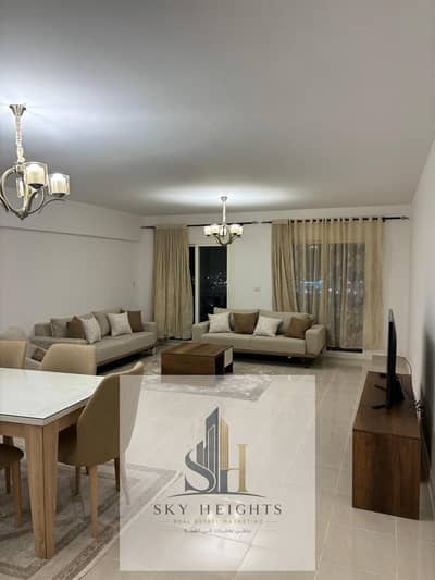 Furnished apartment for rent in the new Phase 7 of Al Rehab 2. It spans 162 sqm and features a layout of 3 bedrooms and 3 bathrooms. The unit boasts a