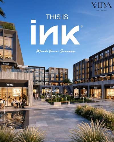 مكتب إداري 61 متر للبيع في INK | New Launch في هضبة Palm Hills | مقدم 5% وتقسيط حتى 8 سنوات