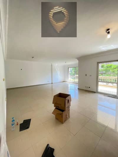 A 245 sqm apartment for sale in Madinaty, B3, with a wide garden view and directly opposite the services.