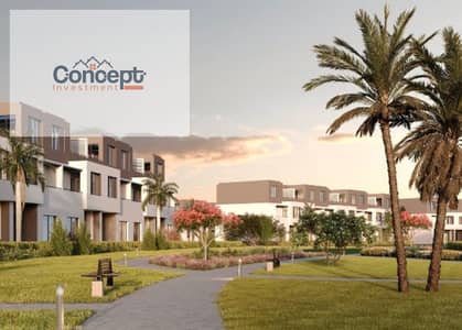 Ready to move Town house corner al burouj fully finished super lux el shorouk city