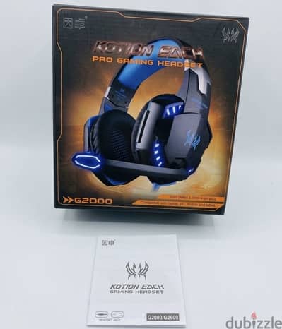 سماعة ألعاب ليد Gaming LED Headset