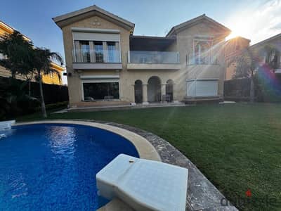 Villa for sale in D City with special finishes, furniture, and swimming pool