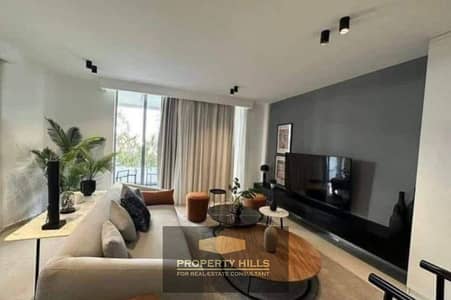 Receive a 105 meter open view apartment overlooking the central park, opposite Al-Jazira Club, Palm Hills, and New Giza.