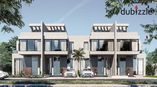 تاون هاوس كرنر في ذا كريست من شركة الكزار فيو مفتوح علي لاند سكيب بجوار ZED EAST