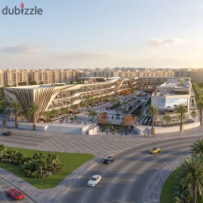 Own your commercial unit in El Nasr Square, Hadayek October, with just 30% down payment and extended payment plans.