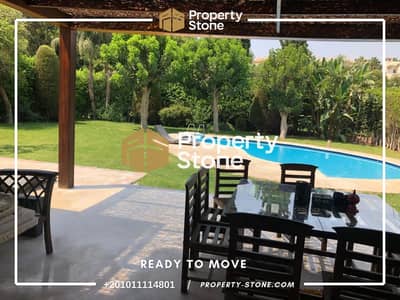 Luxury Villa for Rent in Katameya Heights Prime Golf Course View with Private Swimming Pool
