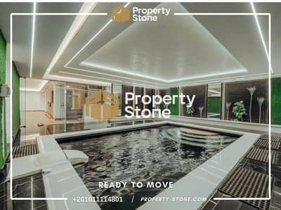 Luxury Townhouse for Rent in Katameya Dunes with Open Golf View Heated Pool and Hotel-Style Furnishing