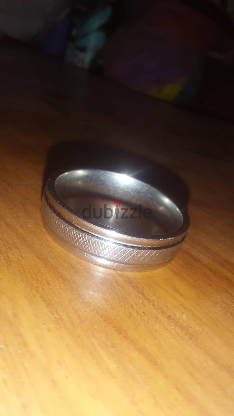 a Tungsten ring made in USA 1