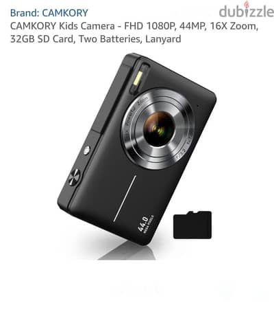 CAMKORY DIGITAL CAMERA FHD 1080P 44MP 16X ZOOM