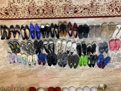 احذيه وكوتشيهات رجالي ونسائي مقاصات مختلفه
