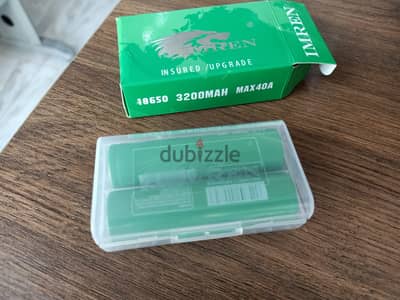IMREN 2 Batteries for vape Mod 18650 3200mah MAX 40A عدد 2 بطاريه فيب