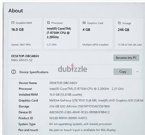 Acer Nitro 5 AN515-52 4