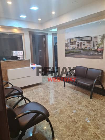 office for rent 132 sqm  in Sheikh Zayed's 7th District prime location