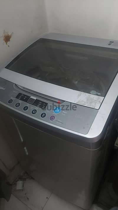لقطة !!!غسالة ويرلبول_whirlpoo10 kg فوق أوتوماتيك استعمال 3 شهور فقط