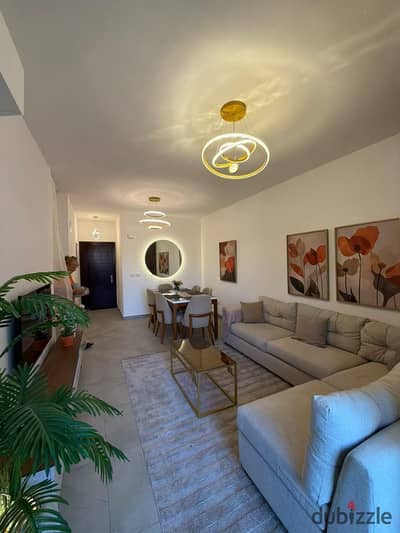 Apartment for rent furnished 107m in B8. Wonderful modern furniture