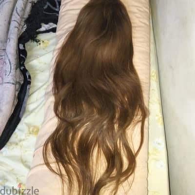 باروكة شعر طبيعي ١٠٠ في ١٠٠