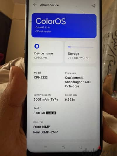 OPPO A96