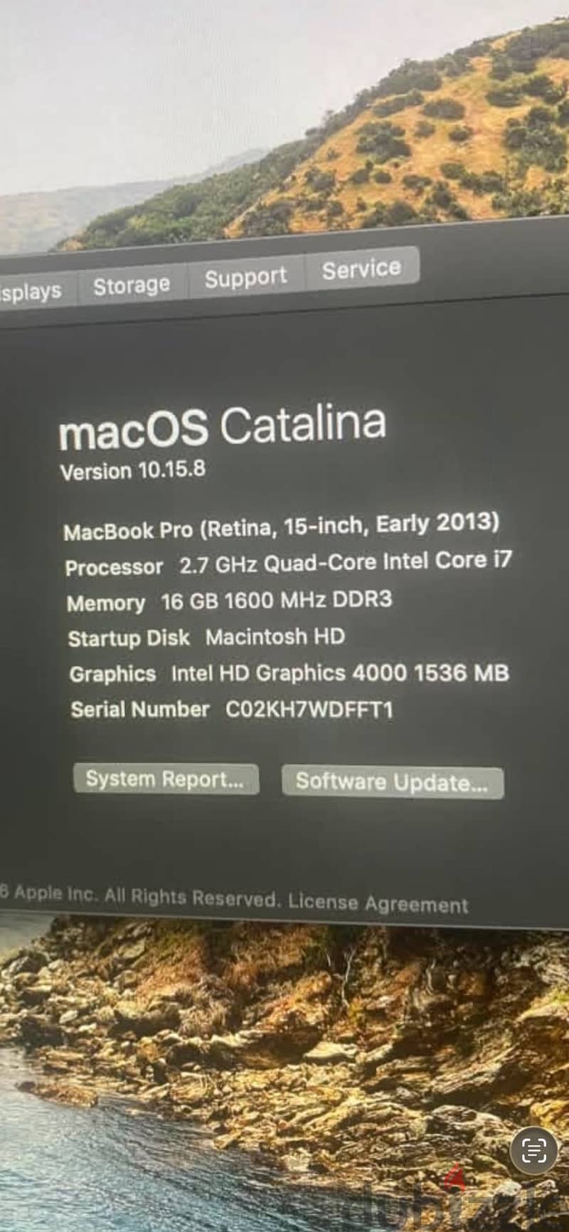 MacBook pro core i7 5