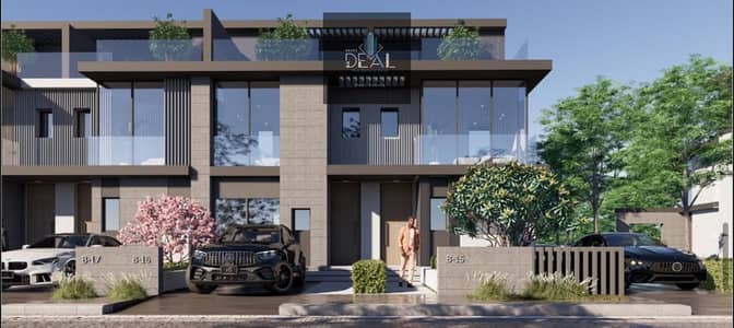 A prime townhouse located near Madinaty, Future City Gate, Suez Road, Al-Fattah Al-Aleem Mosque, and AUC, offering a strategic and highly desirable