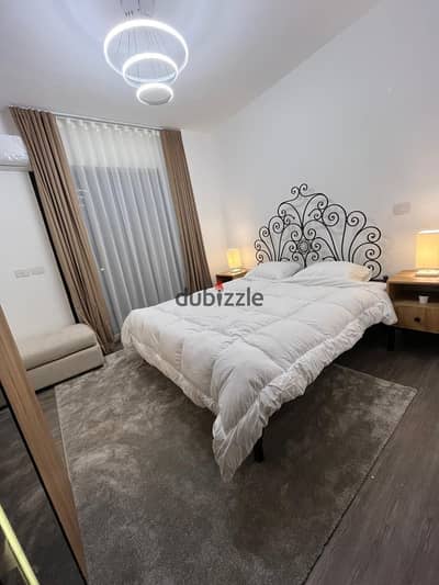 Hotel apartment 105 square meters for rent furnished air-conditioned in Madinaty